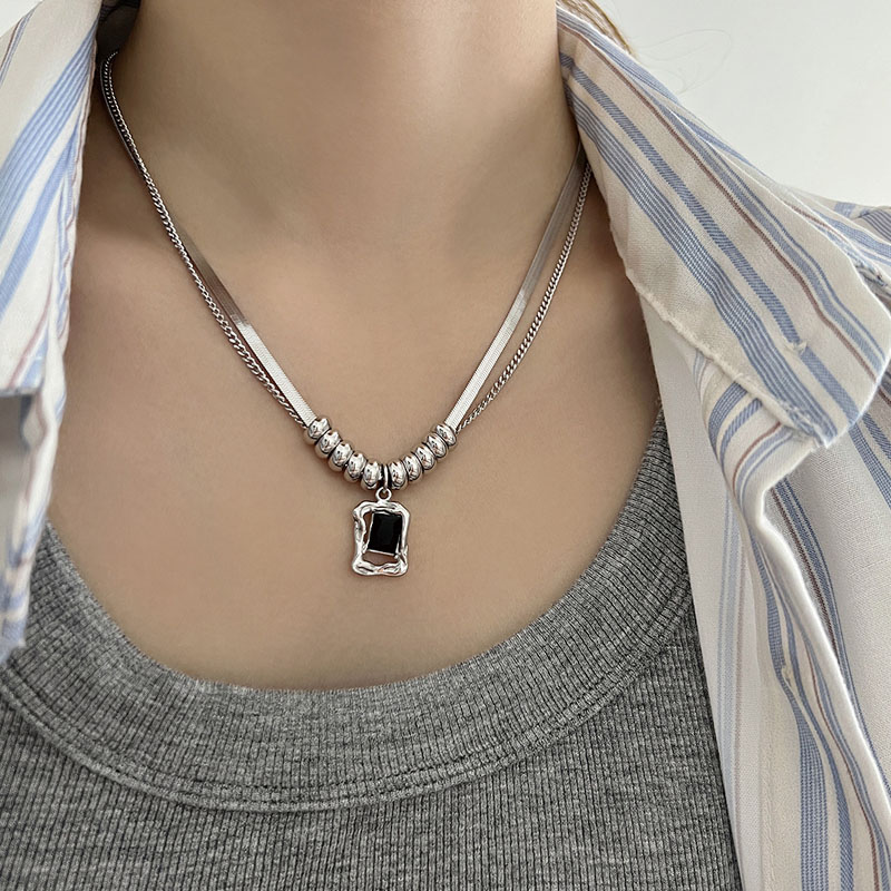Xcm Chain - Collier ras du cou en acier