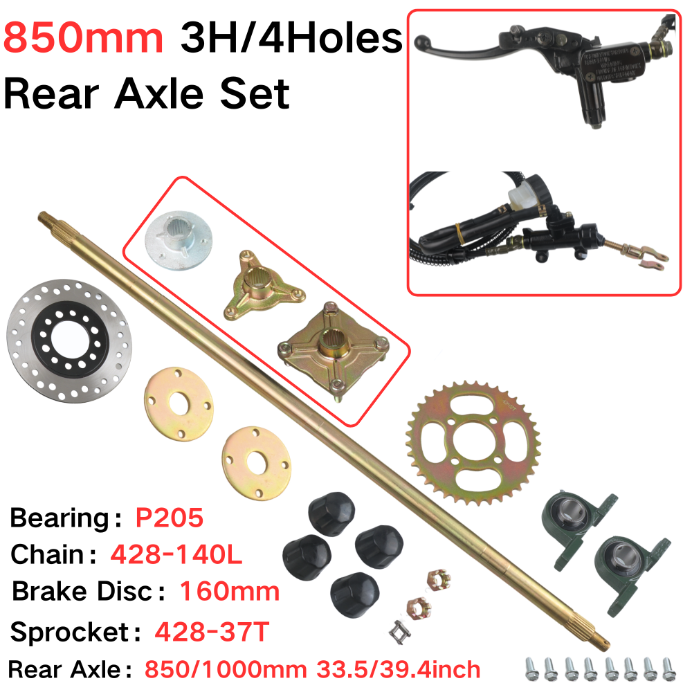 Ensemble complet d'essieu arri - Sprocket Chain avis et prix