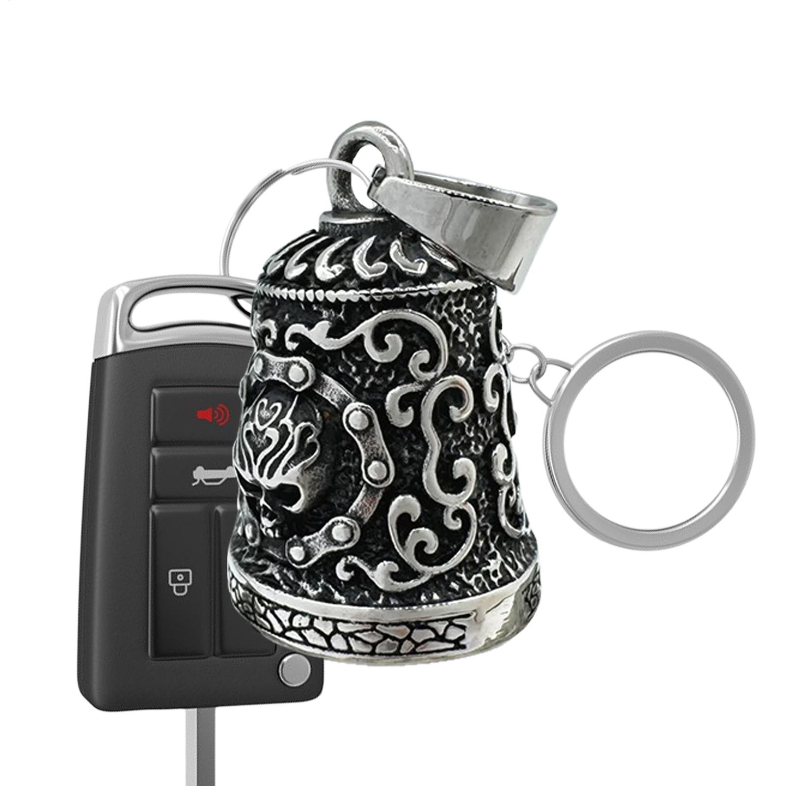 Breloque cloche tête de mort p - Motorcycle Chain avis et prix